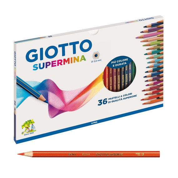 Pastelli Giotto Supermina, confezione da 36
