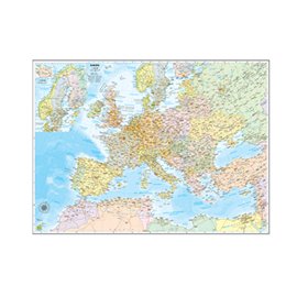 Carte Amministrative Europa 91x70 Aste in legno