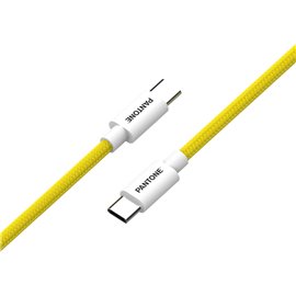 TF Pantone Cavo PT-CTC002-5Y Type-C /Type-C 1,5 mt. 60W Yellow