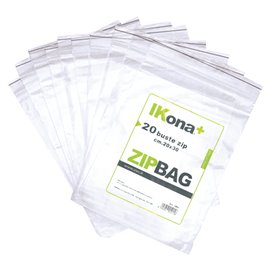 Buste con zip in polietilene 10x12 20 pz.