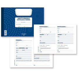 DU Libretto delle Giustificazioni 21,5x14,8 25 ff 3026PS000