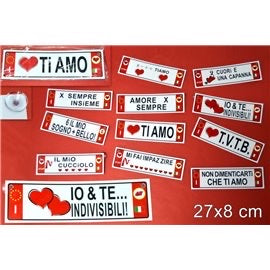 SV Targa Adesiva San Valentino 12 pz.