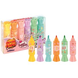 Evidenziatori Sweet Candy Monikids 24 set da 6