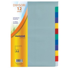 Divisori A4 a 12 spazi PPL Memotak