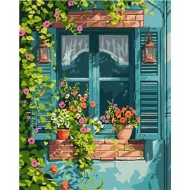 Painting by Numbers 40х50 KHO6348 A house in the garden