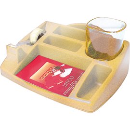Desk Organizer 4121 Arda Trasparente Arancio