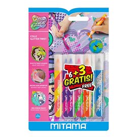Colla Glitter Mitama Twist ml. 10,5 6 pz. 62512