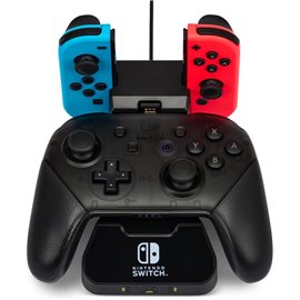 Nintendo Switch Caricatore per Joypad e Joycon Nero 1529991-01