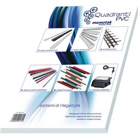 Copertine PVC Quadranti Video Memotak A3 150 M 100 pz.