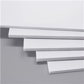 Pannello CartonPlume Bianco 50 x 70 spessore 5 mm.