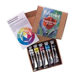 Maimeri Polycolor Tubo 20 ml Set 5 Colori Primar