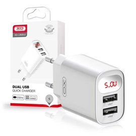 TF Caricatore XO a muro L95 2,4A 2 USB con display
