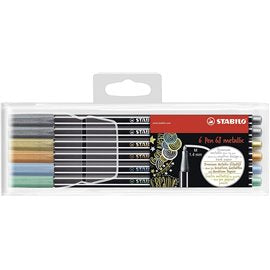 Pennarelli Stabilo Pen 68 Metallic a 6 6806/8-32