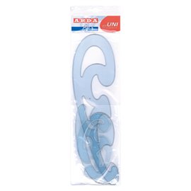 Arda UNI Curvilinee Set 3 pz. 10 set