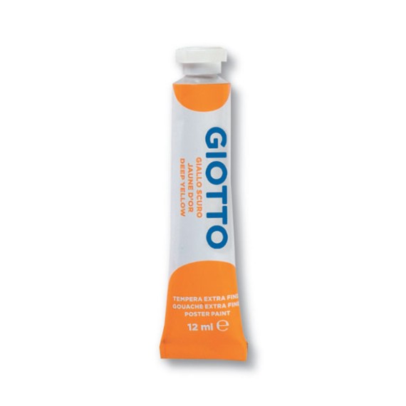 Tempera Giotto 12 ml Giallo Scuro 004