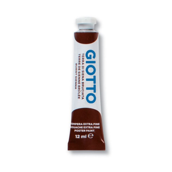 Tempera Giotto 12 ml Siena Bruciata 022