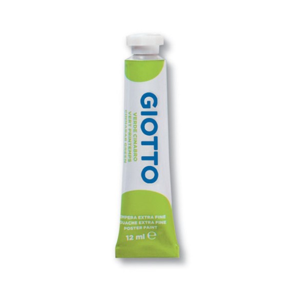 Tempera Giotto 12 ml Verde Cinabro 011