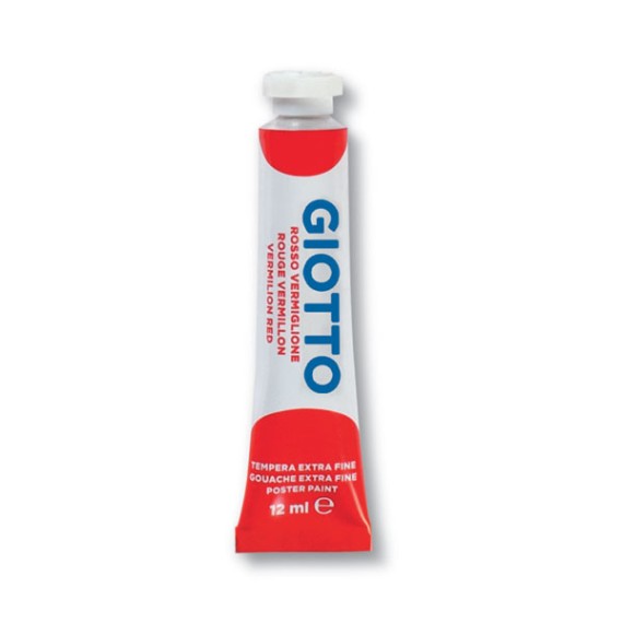 Tempera Giotto 12 ml Vermiglione 007