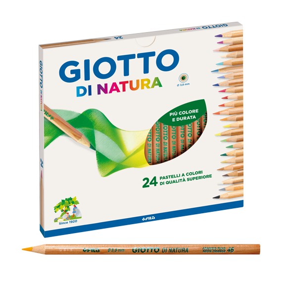Pastelli Giotto di Natura, confezione da 24