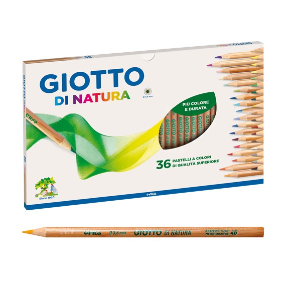 Pastelli Giotto di Natura, confezione da 36