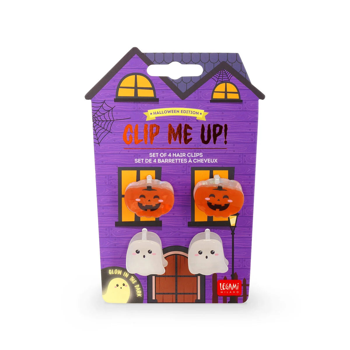 Set di 4 Mini Mollette per Capelli Halloween - Clip Me Up!