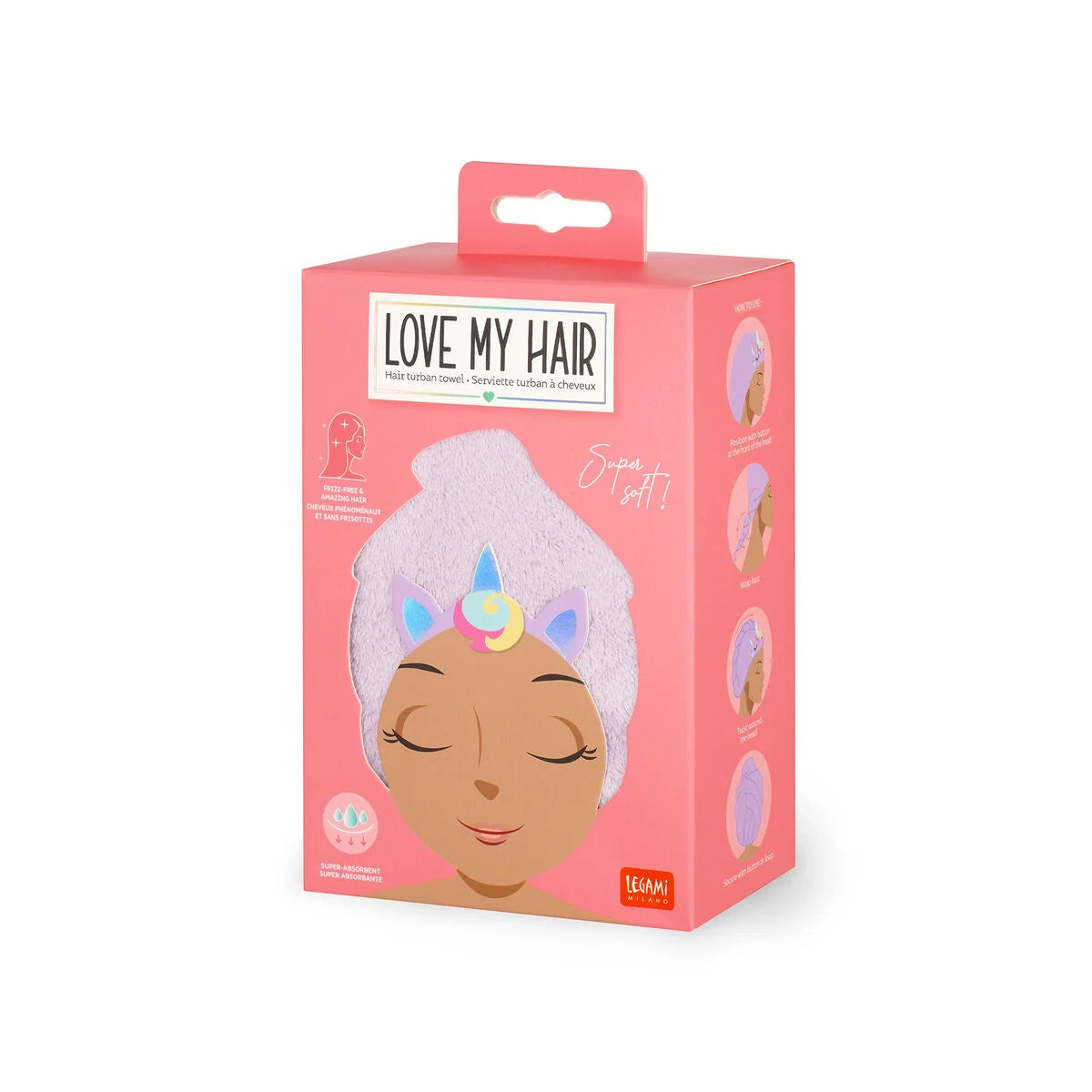 Asciugamano per Capelli a Turbante  - Love My Hair