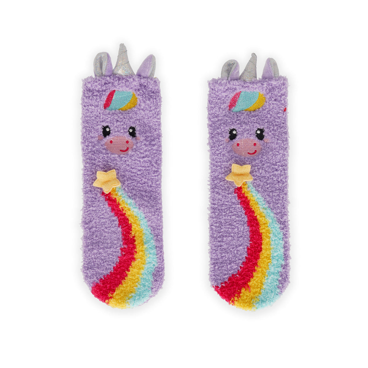 Calzini Antiscivolo Bambino Unicorn Lilac - It's a Match! Legami