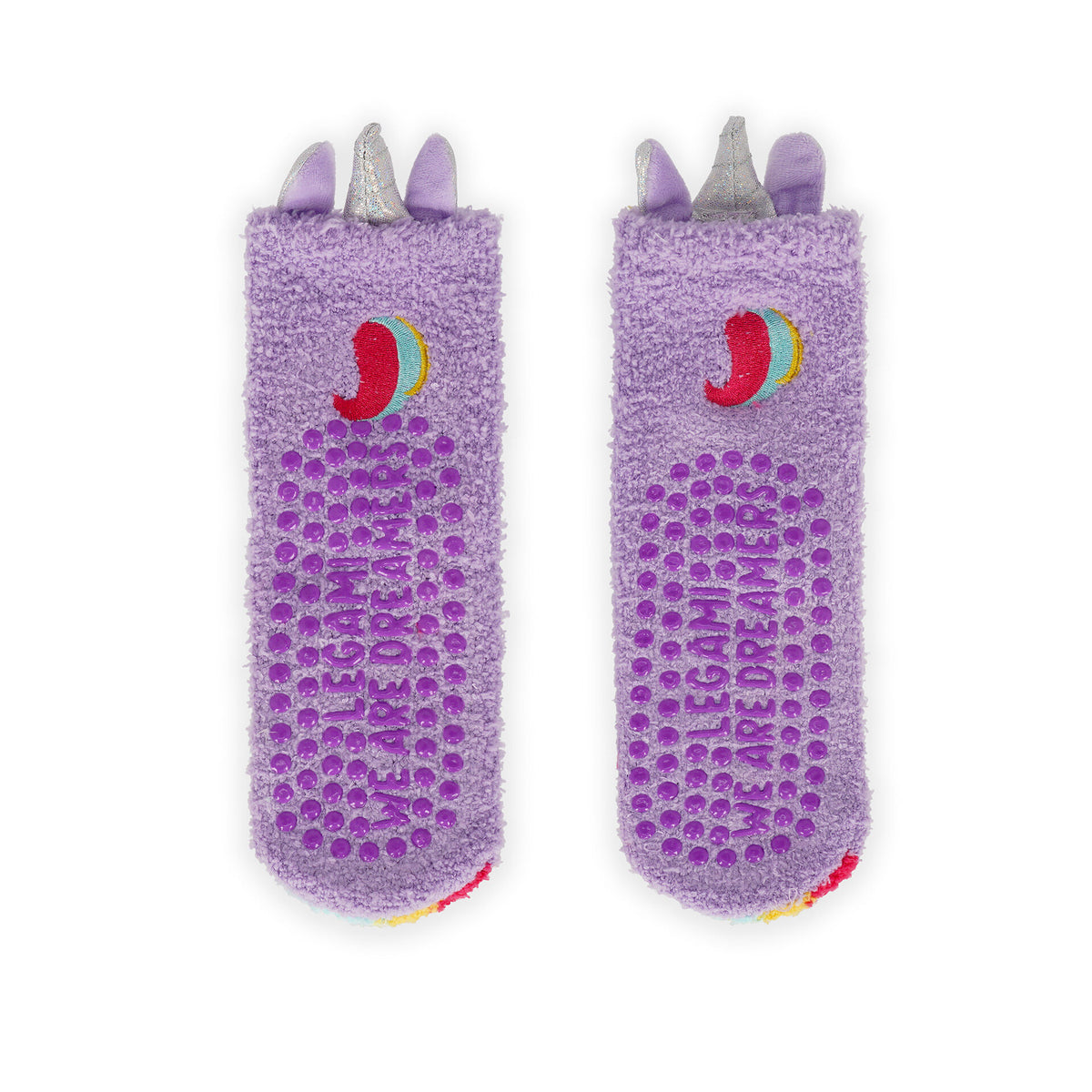 Calzini Antiscivolo Bambino Unicorn Lilac - It's a Match! Legami