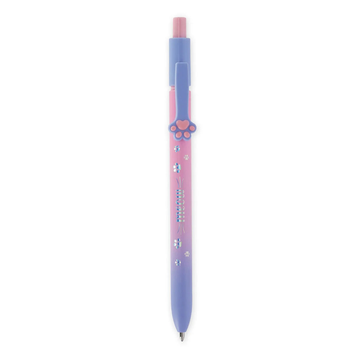 Penna a Sfera a tema Gattino - Inchiostro Blu/Nero - Meow