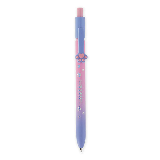 Penna a Sfera a tema Gattino - Inchiostro Blu/Nero - Meow