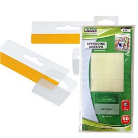 Appendicartelli adesivi blister 80 pz. Lebez art. 2261