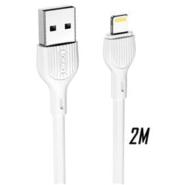 TF Cavo XO NB200 USB/Lightning 2 mt. 2,1A Bianco