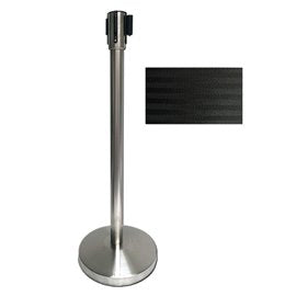 Colonnina Metal Cromo gestione code nastro