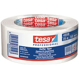 Nastro Adesivo tela Tesa mt. 25x50 mm Bianco