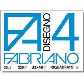 Blocchi Disegno Fabriano F4 33x48 20 ff Squadrato
