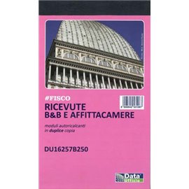 DU Blocchi Ricevute B&B e Camere 16,8x10 25x2 16257B250