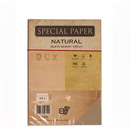 Buste Bapi Natural Desert 16x23 120 gr. 25 pz.