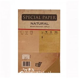 Buste Bapi Natural Savana 12x18 120 gr. 25 pz.