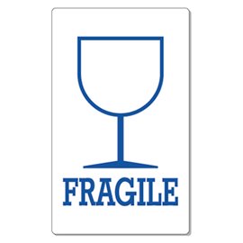 Etichette per spedizioni 10 ff Fragile