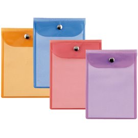 Buste con Bottone Sei Press Col 2 9.5x12 20 pz.