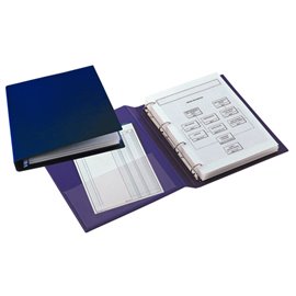 Cartelle 4 anelli Sanremo 2000 35x50 diam. 25 4D Blu