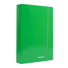 Cartelle con elastico dorso 5 Verde Scuro