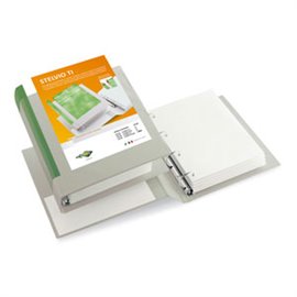 Cartelle 4 anelli StelvioTI 22x30 diam. 50 A4 4D Bianco