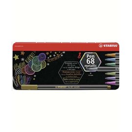 Pennarelli Stabilo Pen 68 Metallic a 8 6808/8-32