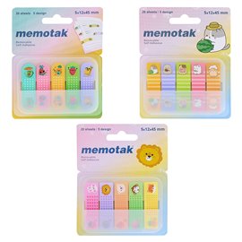 Segnapagina Memotak 12x45 20 ff x 5 design P7-4