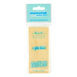 Blocchi Memotak Gialli 38x 50 12 Blister da 3 pz.