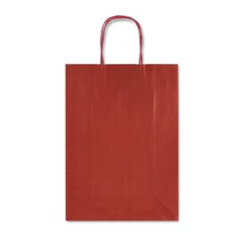 Shopper Sadoch Monocolore Dark Rosso Rubino 22x10x27 25 pz.