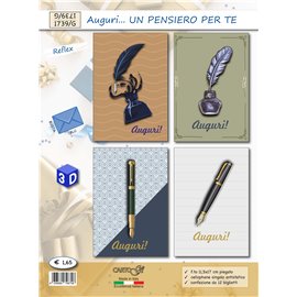 Biglietti CartoGi 25 Auguri generico 1739/G Pensiero per te 3D