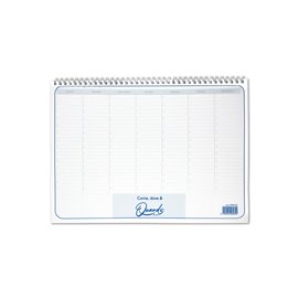 Planning Spiralato Quando non datato 35x24