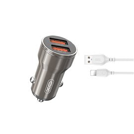 TF Caricatore XO per auto CC48 2 USB 2.4A + Cavo